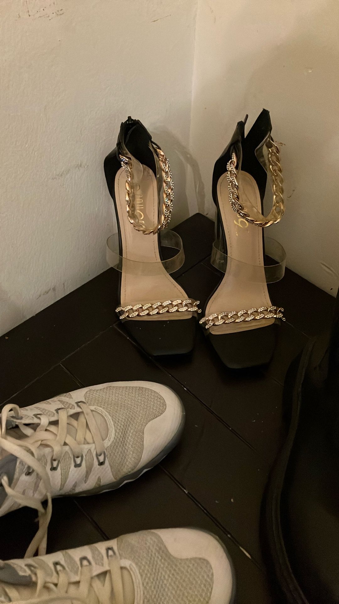 Clear Heels Size 8