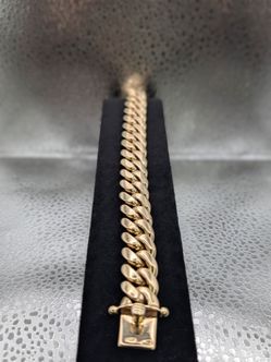 134.9 Gram 14K Cuban Bracelet