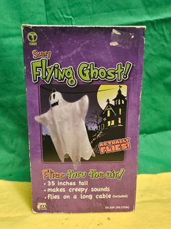 Halloween Decor - Flying Ghost & Glowing Feet