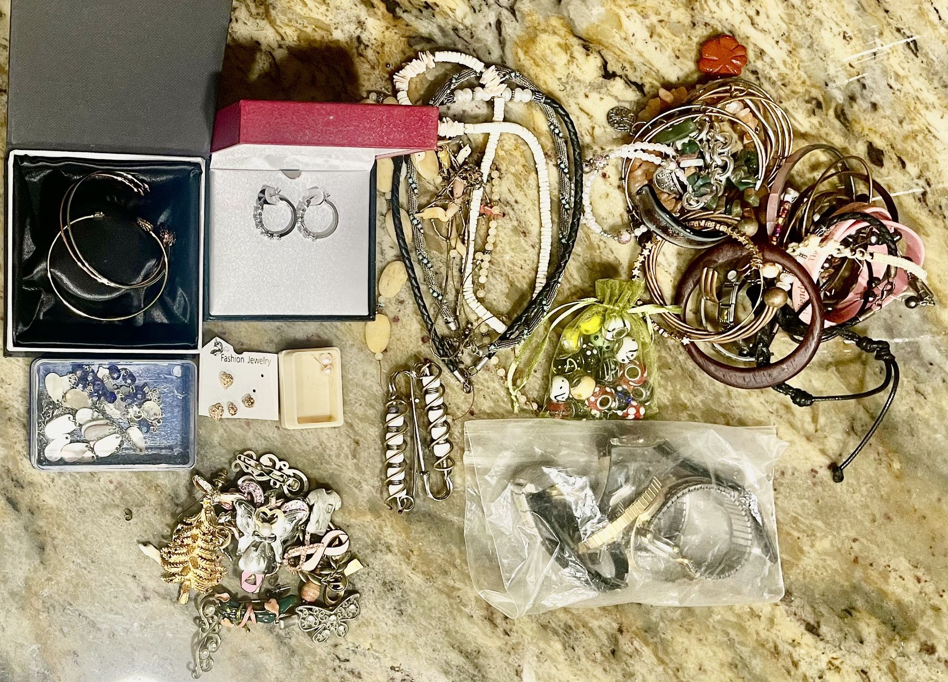 Women’s Jewelry Necklaces Bracelets Earrings Watches Pins