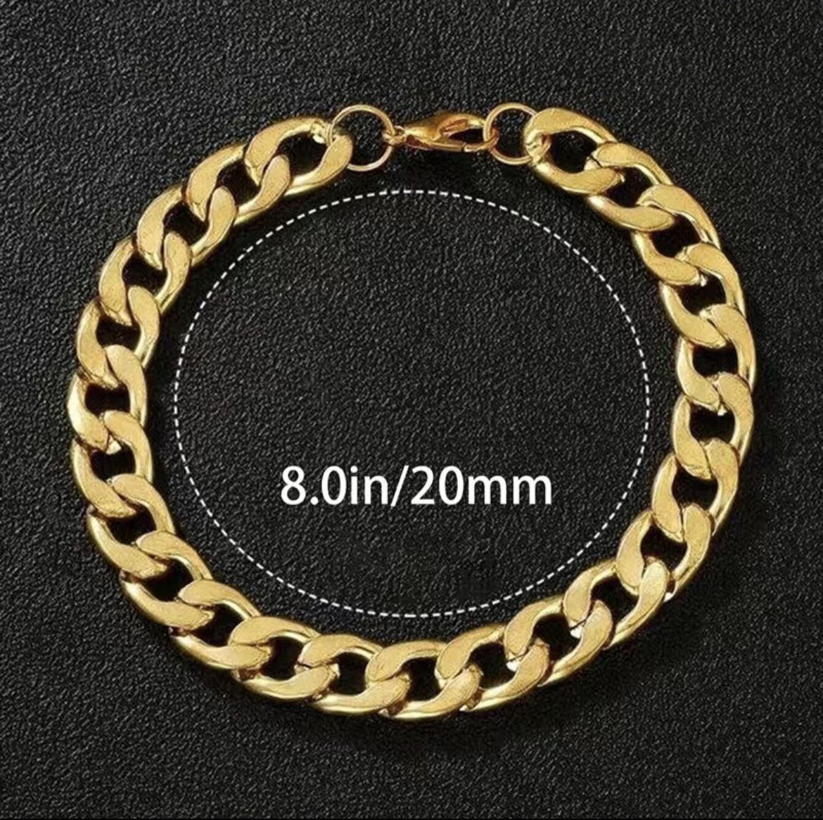 Cuban Link Bracelet 10 Mm
