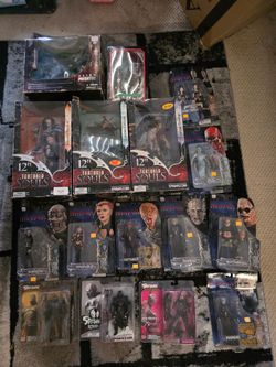 Huge action figures lot horror marvel dc ect