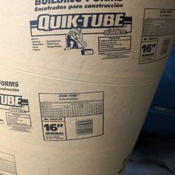 Quick Tube For Concrete..New