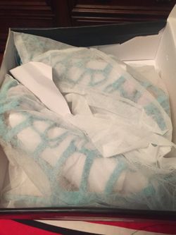 Turquoise strap shoes