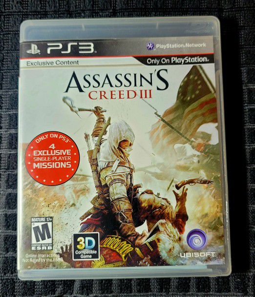 Assassin's Creed III PS3 