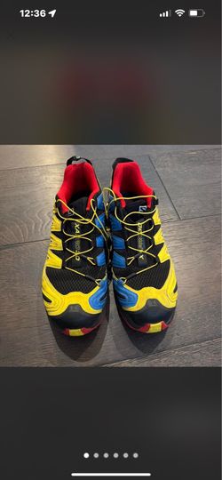 Mens Salomon multi color great shoe good condition