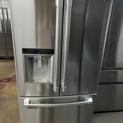 KENMORE PRO COUNTER DEPTH FRENCH STYLE STAINLESS STEEL REFRIGERATOR 