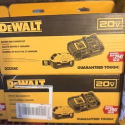 DEWALT 6.0 Ah Battery and Charger