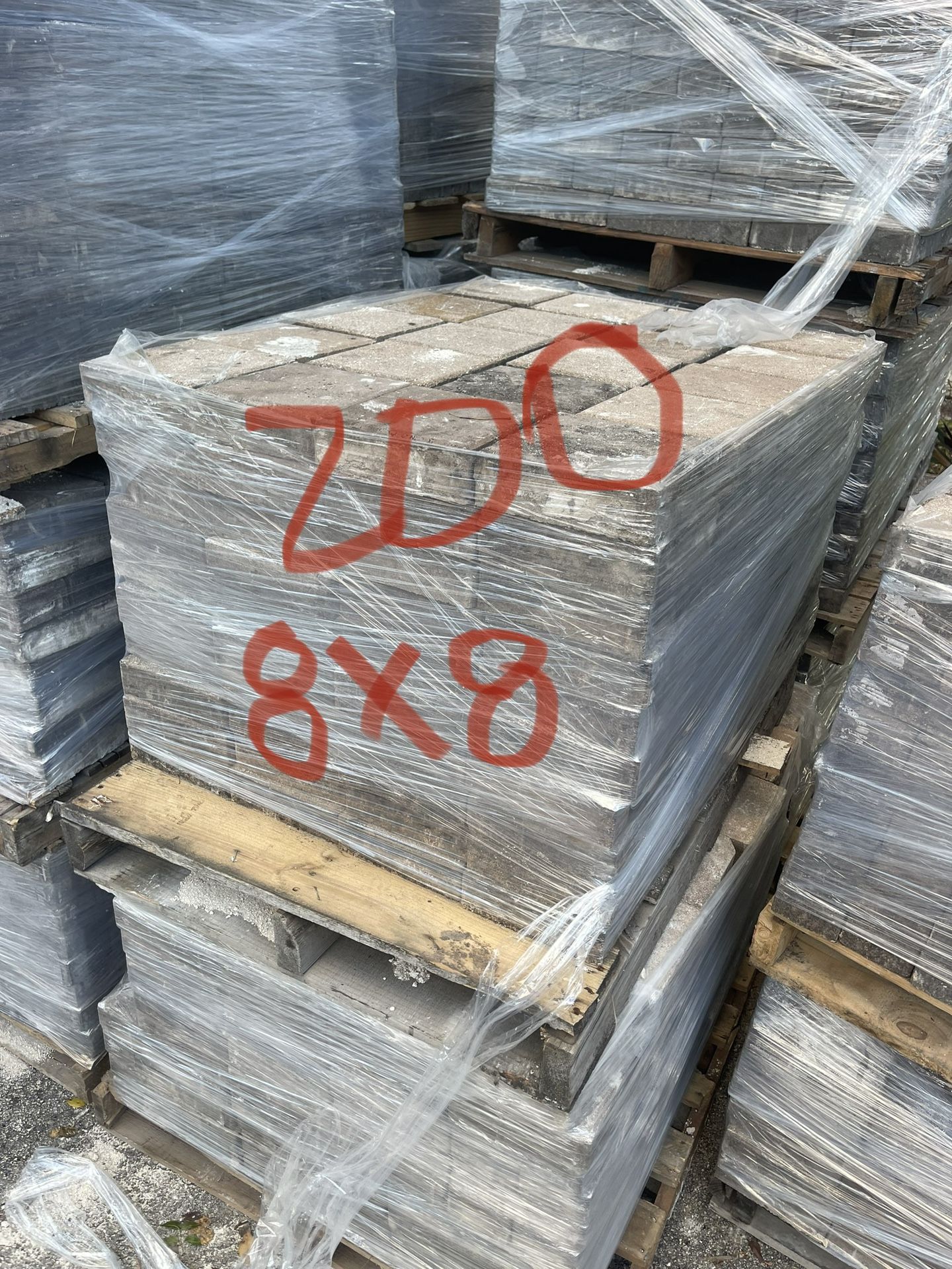 Pavers 12x12—8x8—4x8 Each Pallet 55 Delivery Available for Sale in