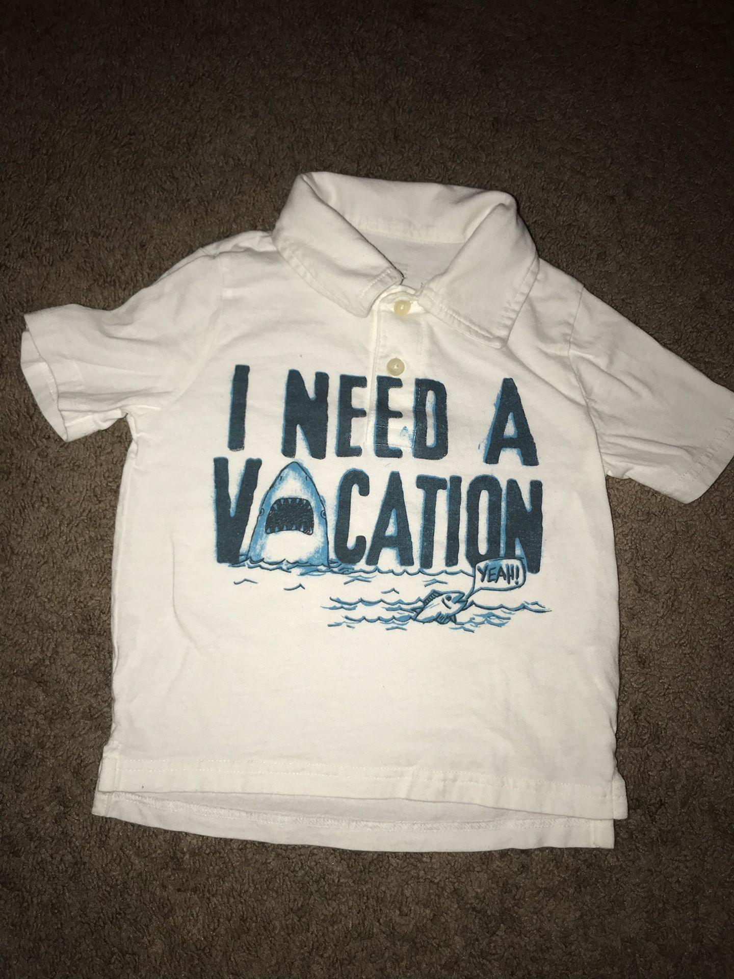 The children’s place I need a vacation polo 3T