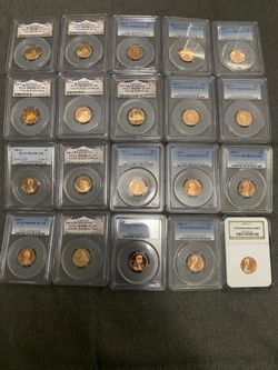 Graded Proof Pennies 2000-2009
