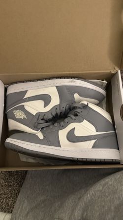 Gray Jordan 1s
