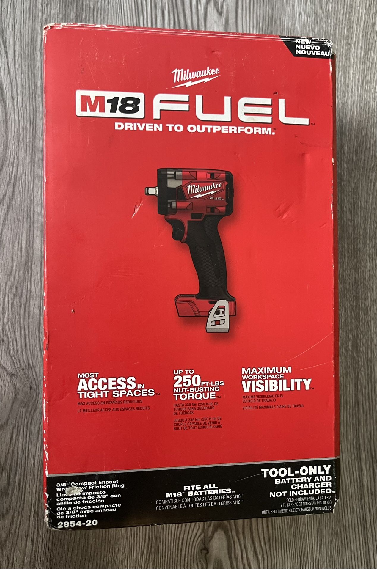 Milwaukee M18 Fuel Compact 3/8” Impact Wrench 2854-20