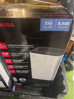 Toshiba 8,000 (DOE) BTU Portable Air Conditioner Cools 350 sq. ft.