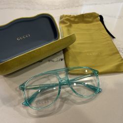 Gucci Fashion New Glasses Turquoise 