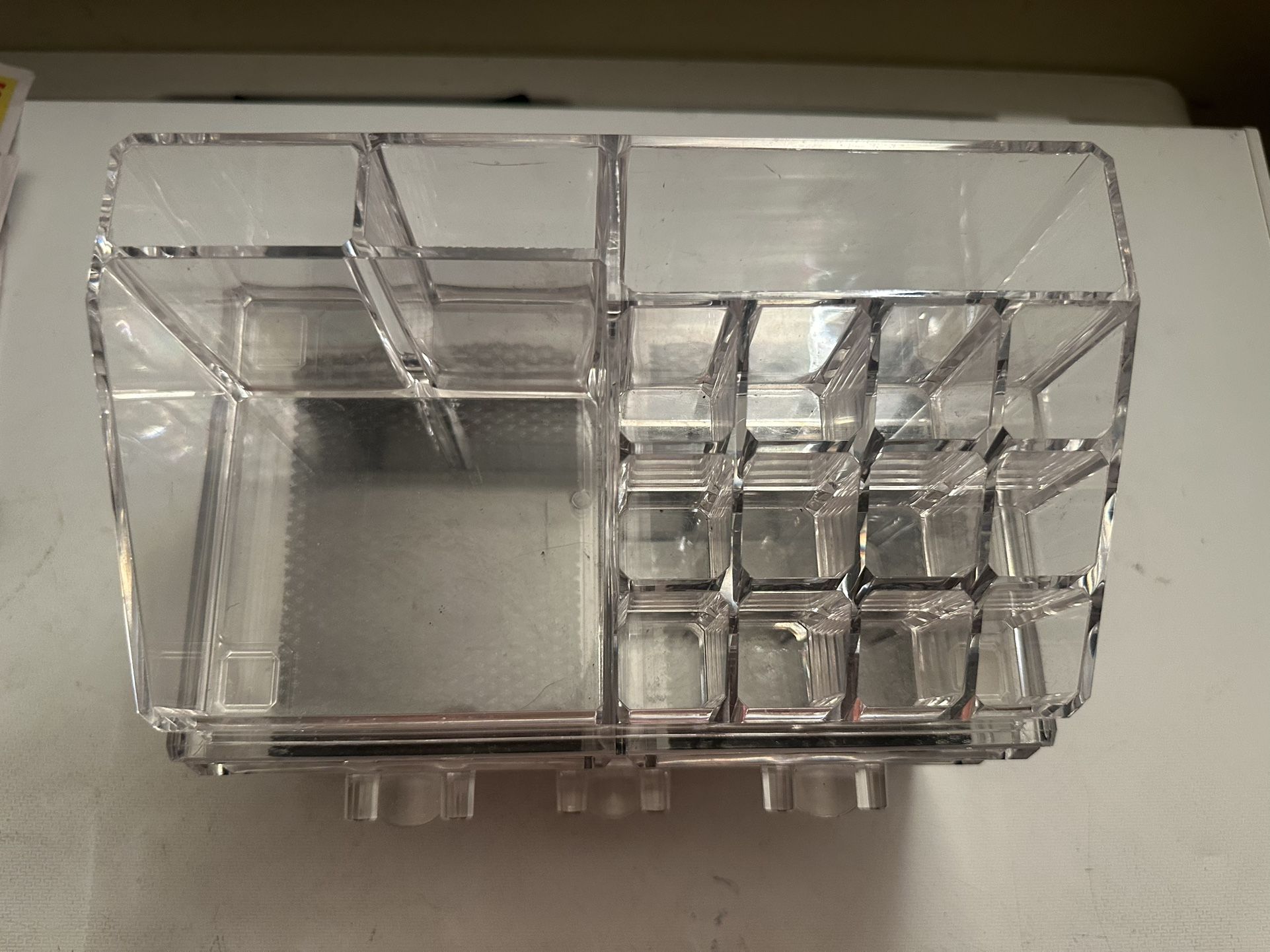 Makeup Organizer Case โ Countertop Storage With Drawers, Acrylic Cosmetic Display Box, Vanity Desk Organizer For Accessories