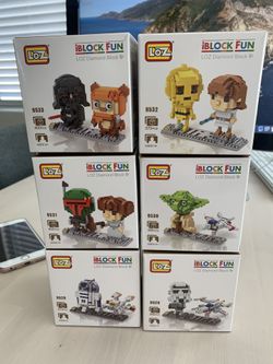Star Wars Set of 6 boxes (Rare) - DIY Diamond Mini Blocks Figure Toy - Collectible