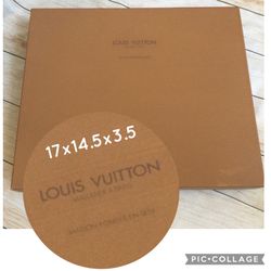 Vtg Louis Vuitton Box With Orig. Tissue & Ribbon
