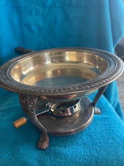 F.B. Rogers 1144 Vintage Silverplate Chafing Dish Warmer