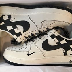 Nike Air Force 1 ‘07 Black And White Checkered 