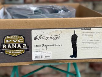 Frogg Toggs Rana II PVC Hip Wader Size 8