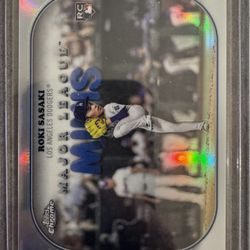 2025 Topps Chrome Update Roki Sasaki Major League Minis SSP