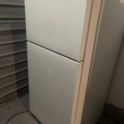 Apartment size refrigerator works great. We sell all the time delivery extra.