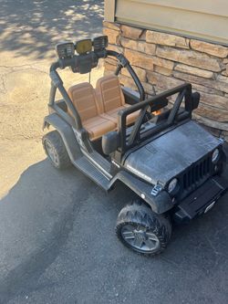 Ride on jeep 2 seater for kids works great!
