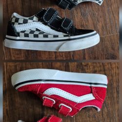 VANS Old Skool V Suede Toddler Shoe Size 7