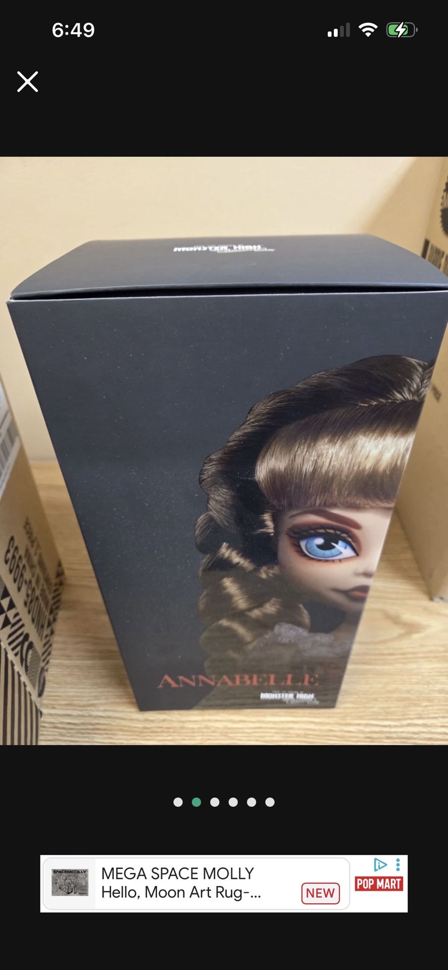 New 2023 Mattel Creations Monster High x Skullector Annabelle Doll