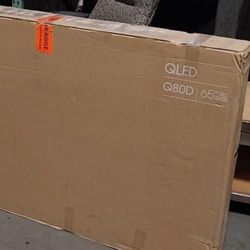 SAMSUNG 65-Inch Class QLED 4K Q80D Series Quantum HDR+, Dolby Atmos Object Tracking Sound Lite, Direct Full Array, Q-Symphony 3.0, Gaming Hub, Smart T