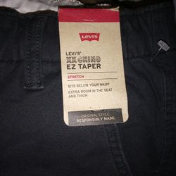 BRAND NEW BLUE LEVI KHAKIS