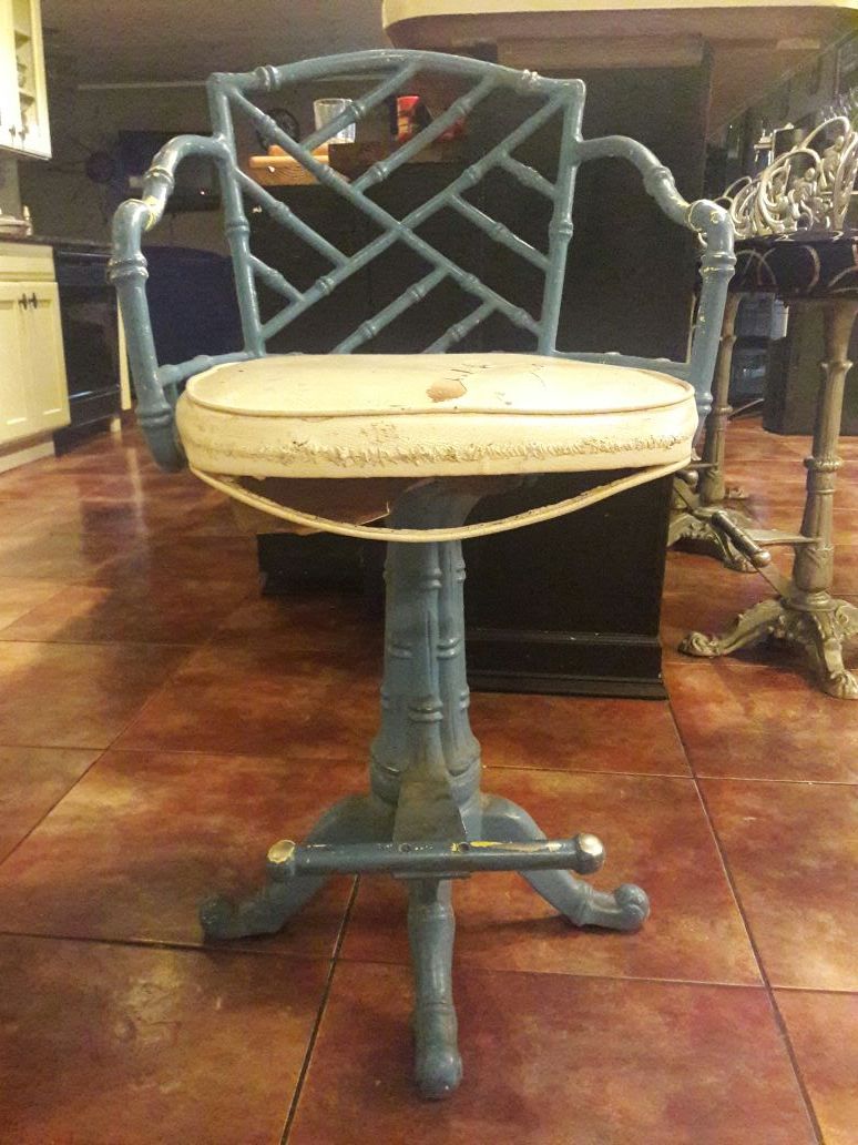 ALL Metal swivel (PROJECT) vintage bar Stool CHAIR
