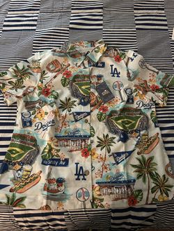 Los Angeles Dodgers Reyn Spooner Women's Scenic Button-Up Shirt - White