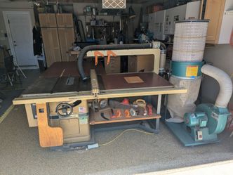 Powermatic 5hp 10" cabinet saw.