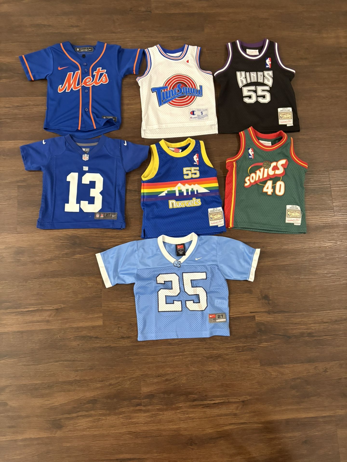 Toddler Mitchell And Ness Jerseys 2T