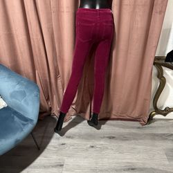 Burgandy Skinny Pant 