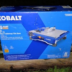 Kobalt 5-Amp 7-in Wet Tabletop Tile Saw