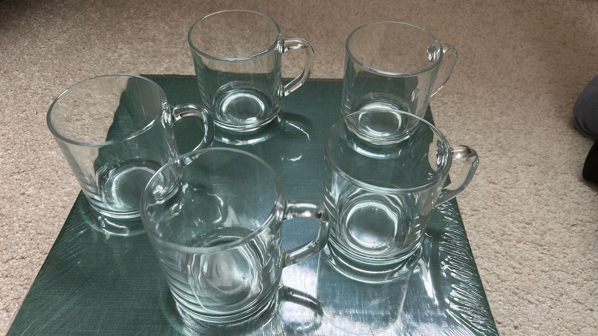 (Duralax Or Arcoroc) Glass Mugs