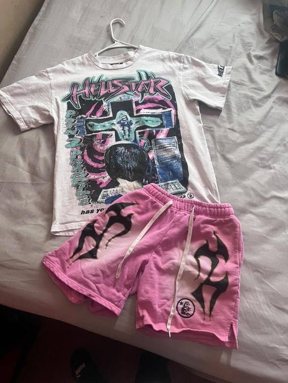 Hellstar Online Shirt & Flame Shorts