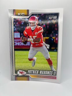 Patrick Mahomes II Topps Kansas City Chiefs oversized card