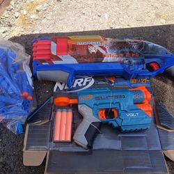 Pair Of Two Nerf Guns