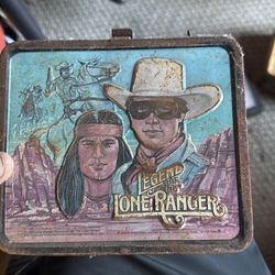 Lone Ranger lunch box with thermos
