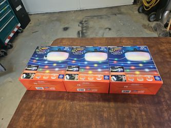 New 3 boxes 50ft retractable & rechargeable led light system Bell & Howell