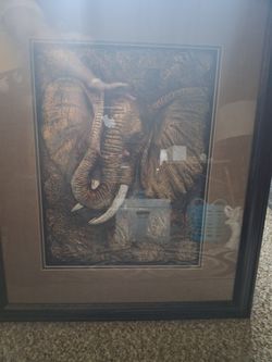 Frame With Elephant