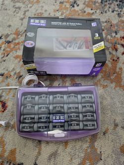 Helen of Troy Hot Shot Tools Heated Roller Set - Complete with Box - Works Perfectly