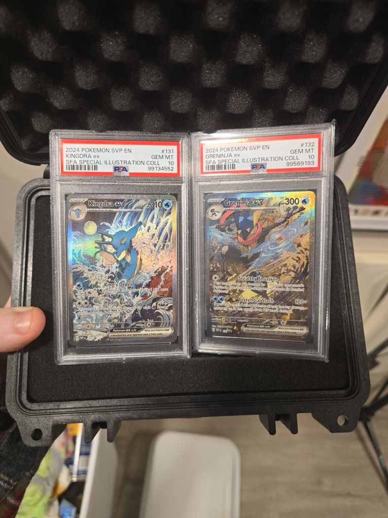 Kingdra Ex And Greninja Ex Promos PSA10