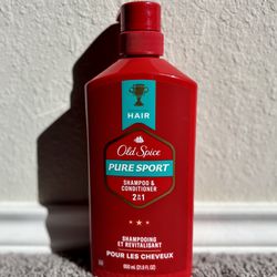 Old Spice Shampoo & Conditioner 21.9oz pump, $5