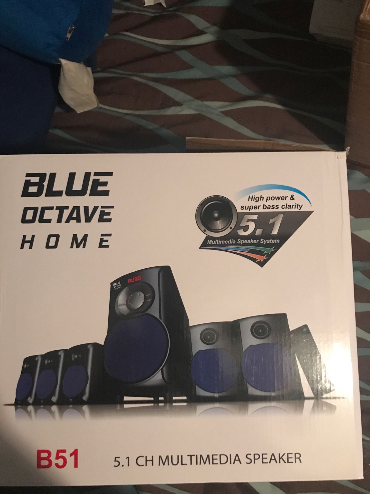 Octave Blue Home Stereo System