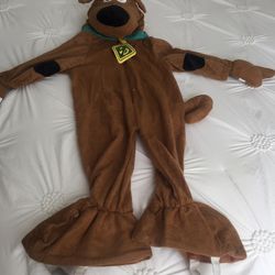 Scooby-DooCostume toddler size 2 to 4 years old/Hablo español